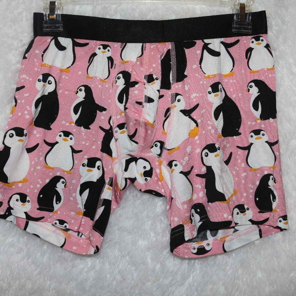 MeUndies Penguins men's boxer briefs size medium